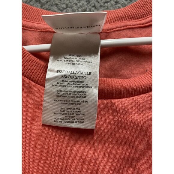 Women’s Buenas Vibras Long Sleeve Sweatshirt Coral XXL NWT - Picture 3 of 9